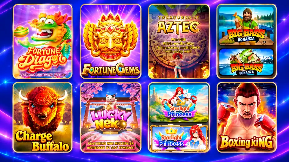 Jogos em alta no APP PGTADA